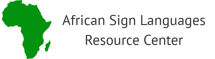African Sign Languages Resource Center Logo