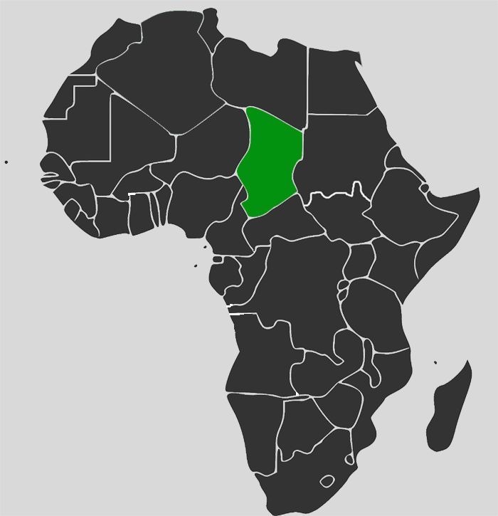 Africa Map Chad