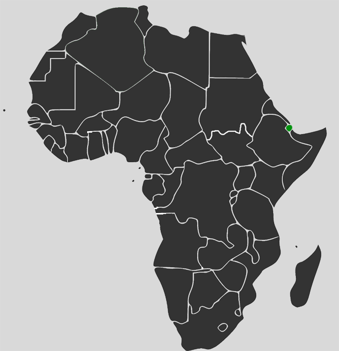 Africa Map Djibouti