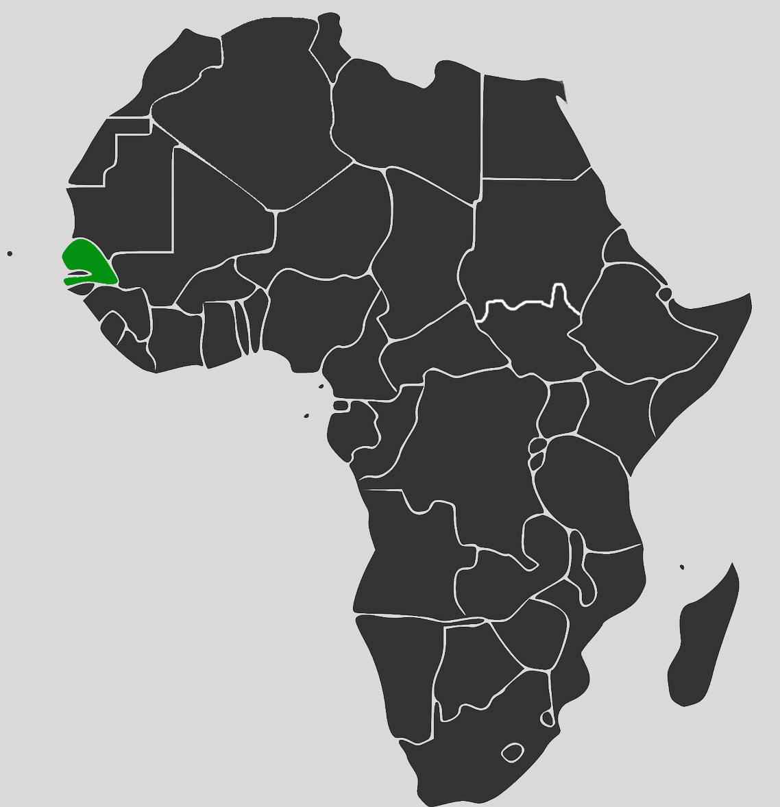 Senegal Map