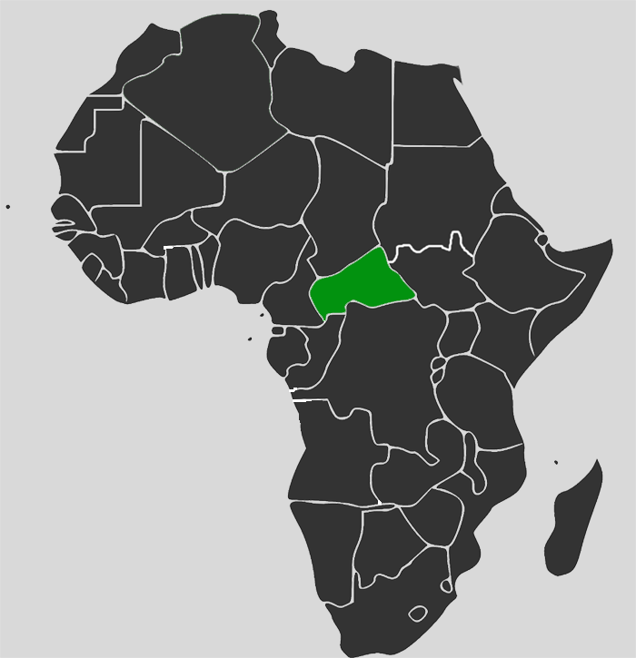 Map - Central Africa Republic