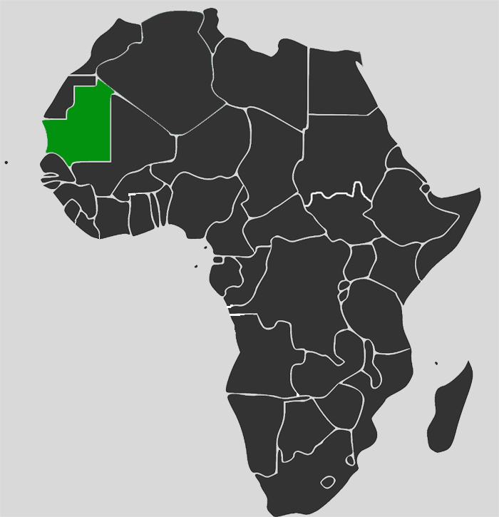 Africa-Map-Mauritania